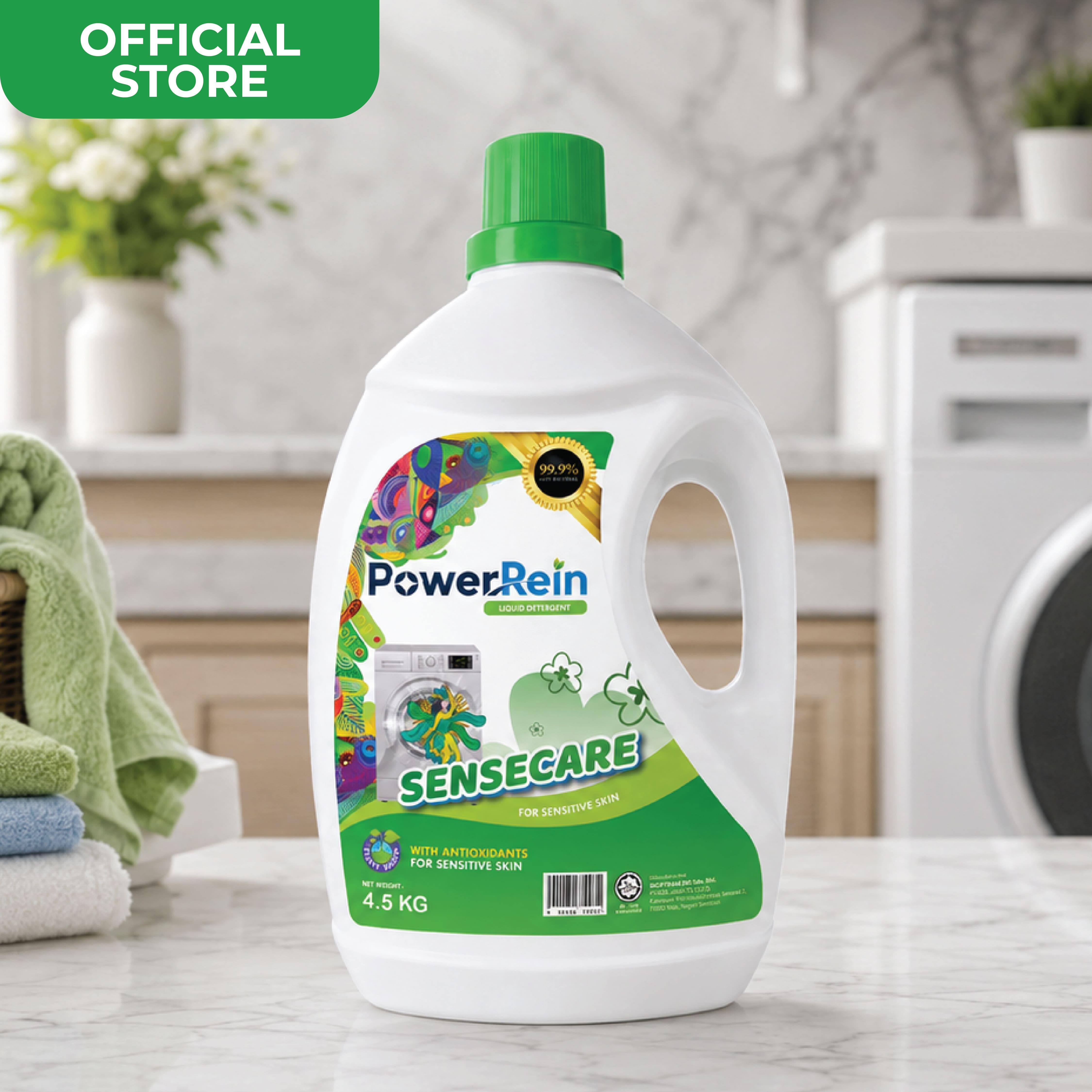 PowerRein  Sensecare Laundry Detergent 4.5L